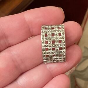 NWOT Sterling Silver 925 MARCASITE Pendant/Necklace